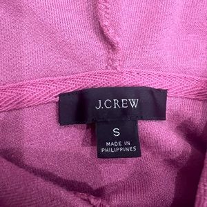 J Crew velour hoodie sweatshirt.